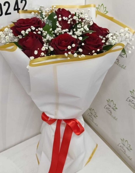 KIRMIZI GÜL BUKETİ 7'Lİ